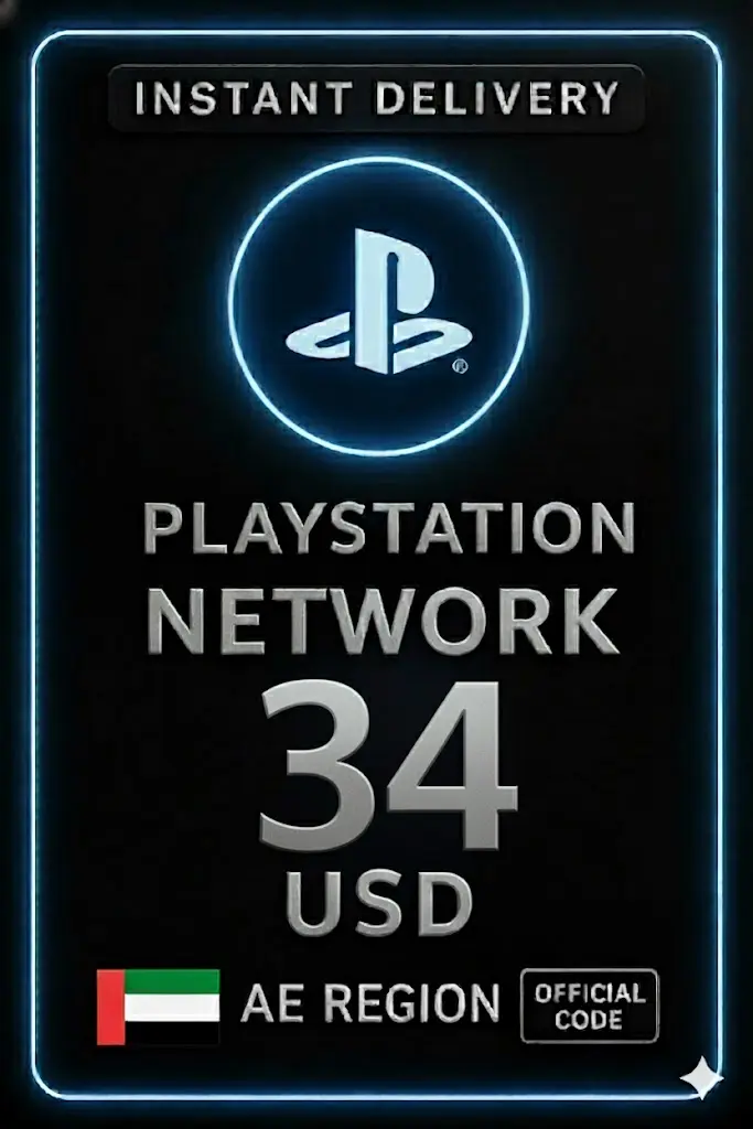 PSN Card 34 USD AE PSN Card 34 USD AE