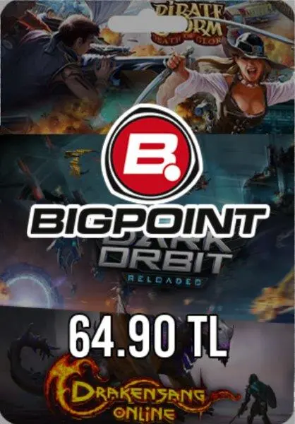 Bigpoint 64.90 TL lik Kupon Bigpoint 64.90 TL lik Kupon