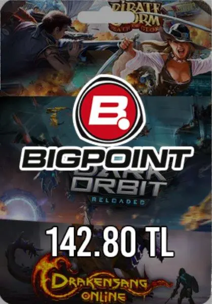 Bigpoint 142.80 TL lik Kupon Bigpoint 142.80 TL lik Kupon
