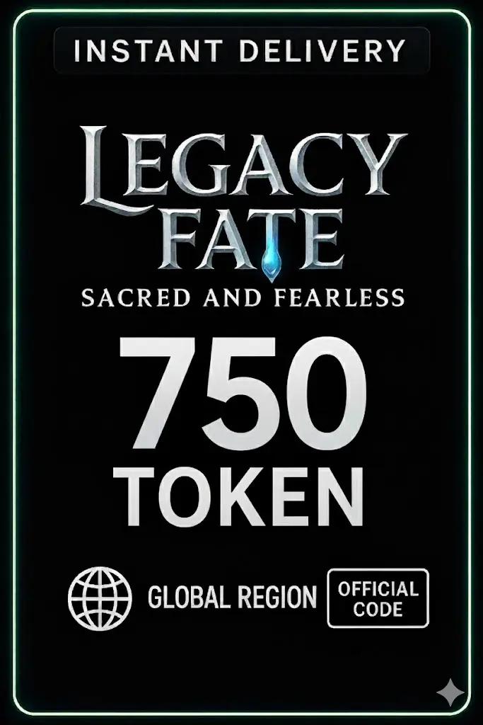 Legacy Fate: Sacred and Fearless 750 Token Legacy Fate: Sacred and Fearless 750 Token