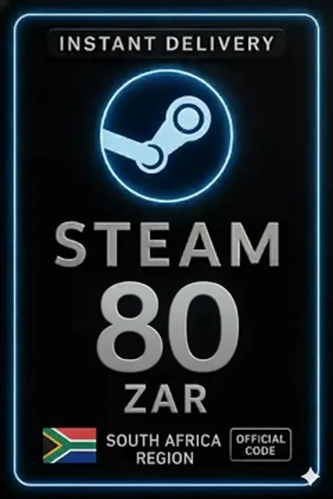 Steam Wallet 80 ZAR - (South Africa) Steam Wallet 80 ZAR - (South Africa)