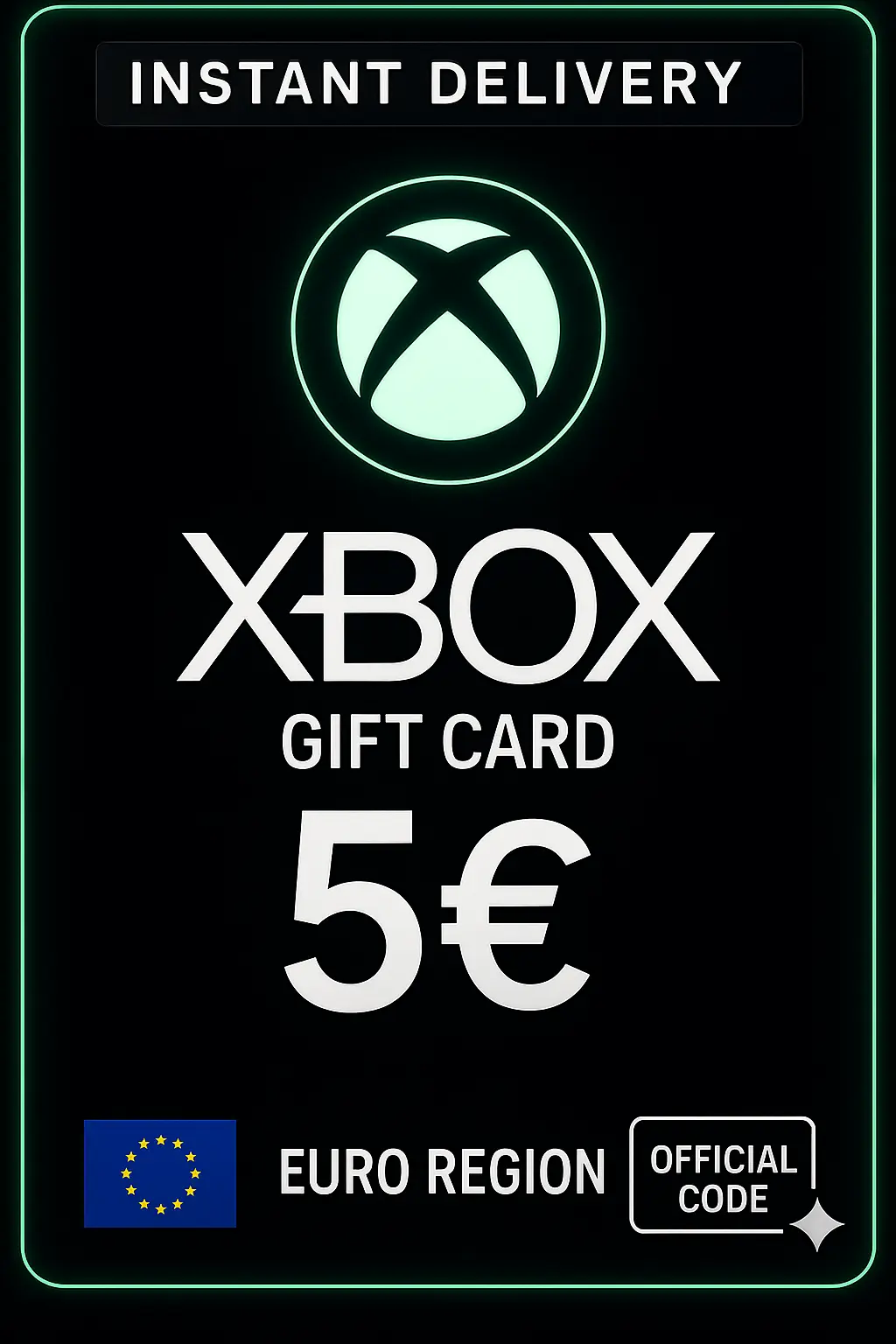 Xbox Live Gift Card 5 Euro Wallet Xbox Live Gift Card 5 Euro Wallet
