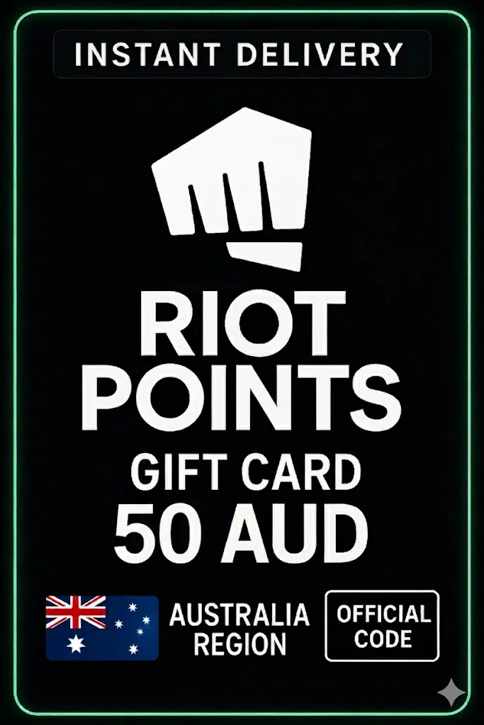 Riot Points 50 AUD RP (Океания) Riot Points 50 AUD RP (Океания)