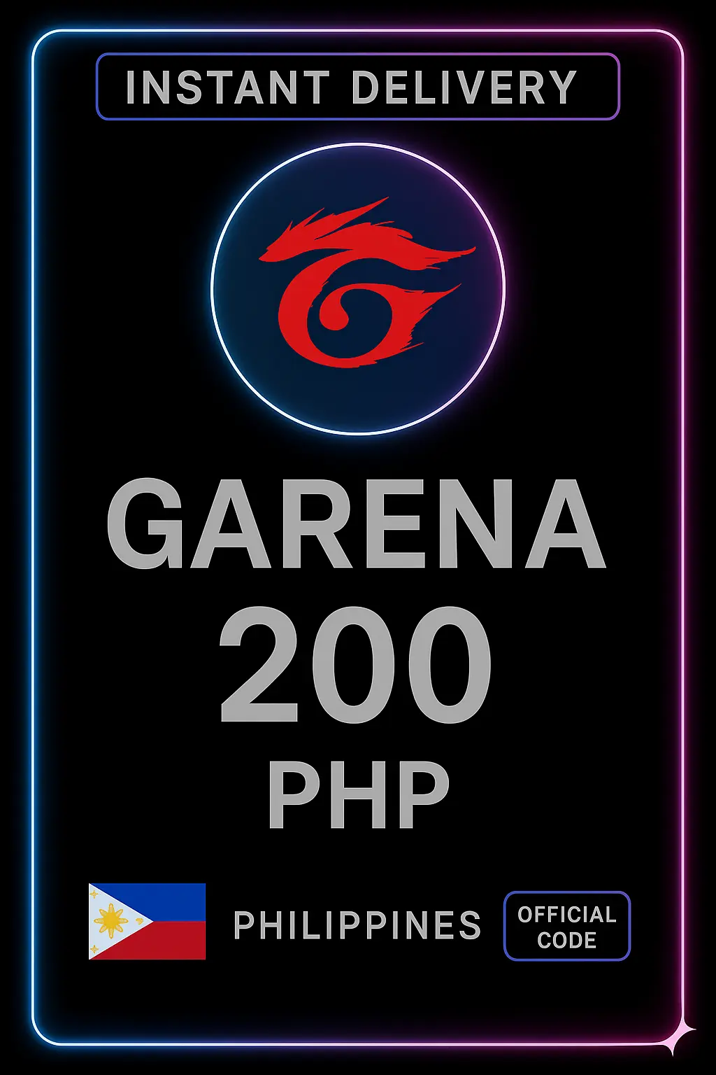 Garena Shells 200 Peso (PH) Garena Shells 200 Peso (PH)