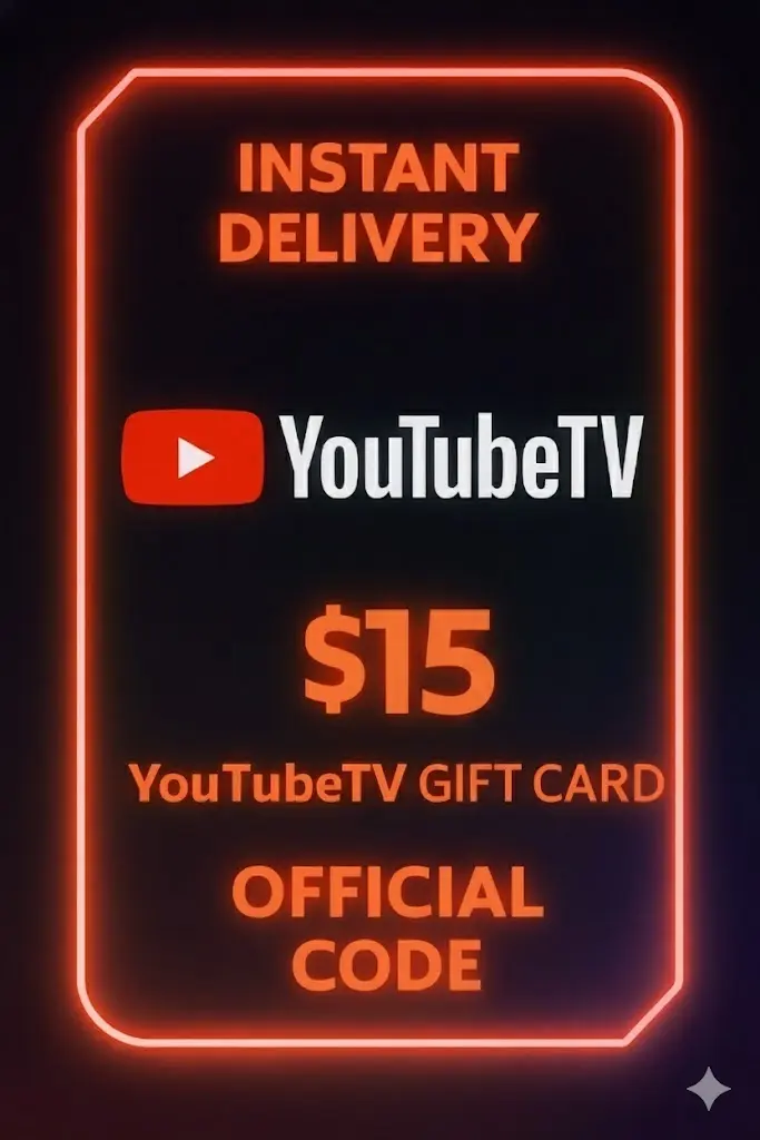 Carte-cadeau YouTube TV - 15$ Carte-cadeau YouTube TV - 15$