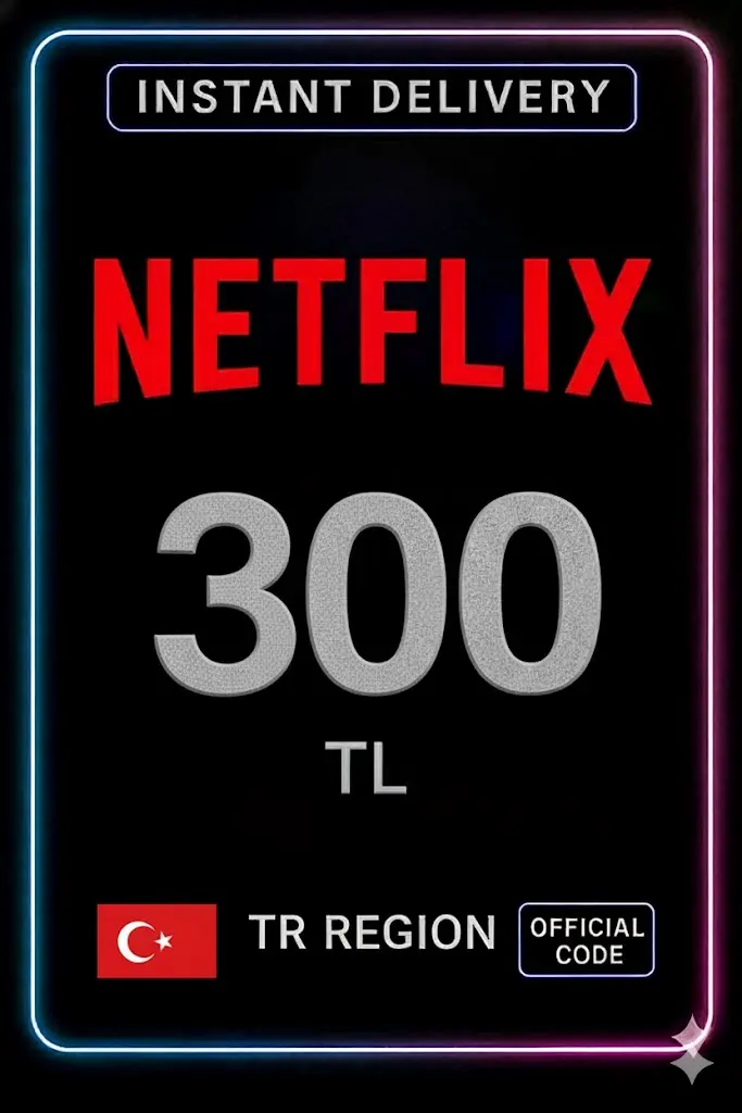 Netflix Geschenkkarte 300 TL Netflix Geschenkkarte 300 TL