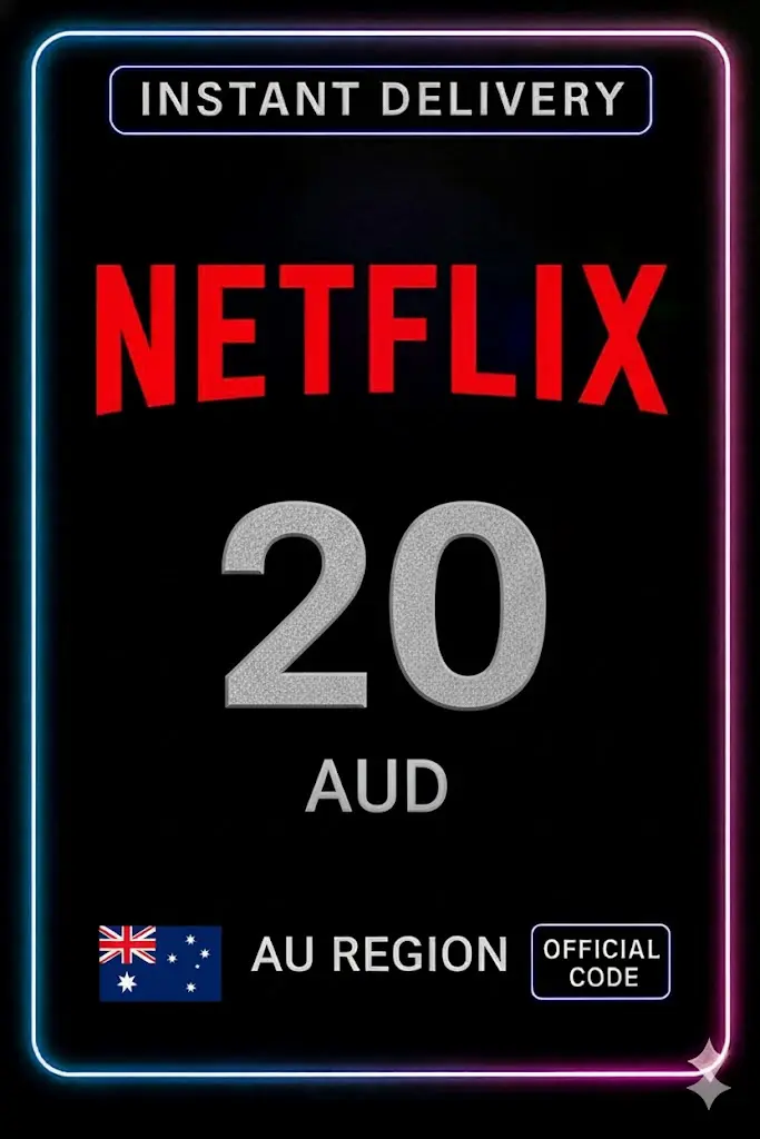 Netflix Gift Card 20 AUD Netflix Gift Card 20 AUD