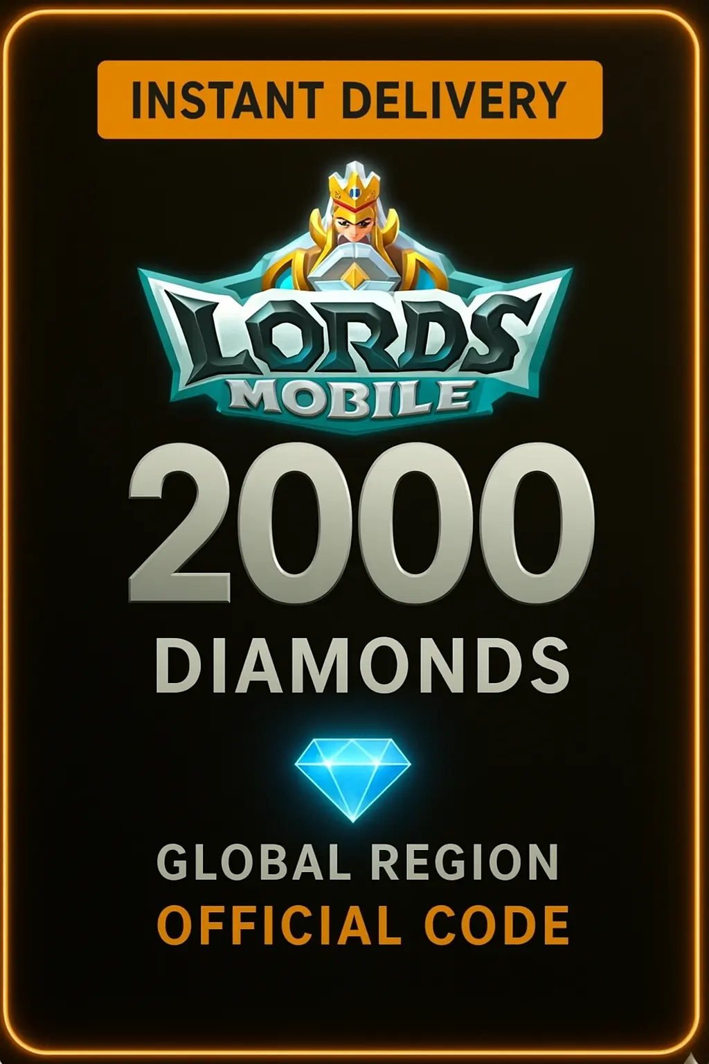 Lords Mobile - 2000 Diamantes (Global) Lords Mobile - 2000 Diamantes (Global)