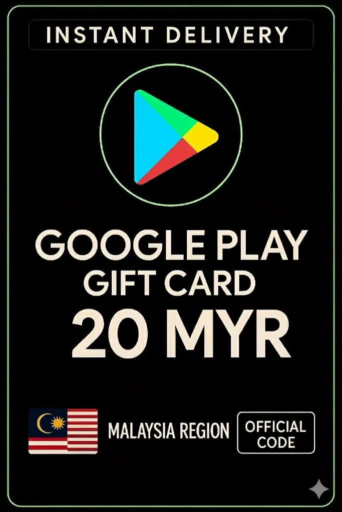 Google Play Gift Card - Malaysia MYR 20 Google Play Gift Card - Malaysia MYR 20
