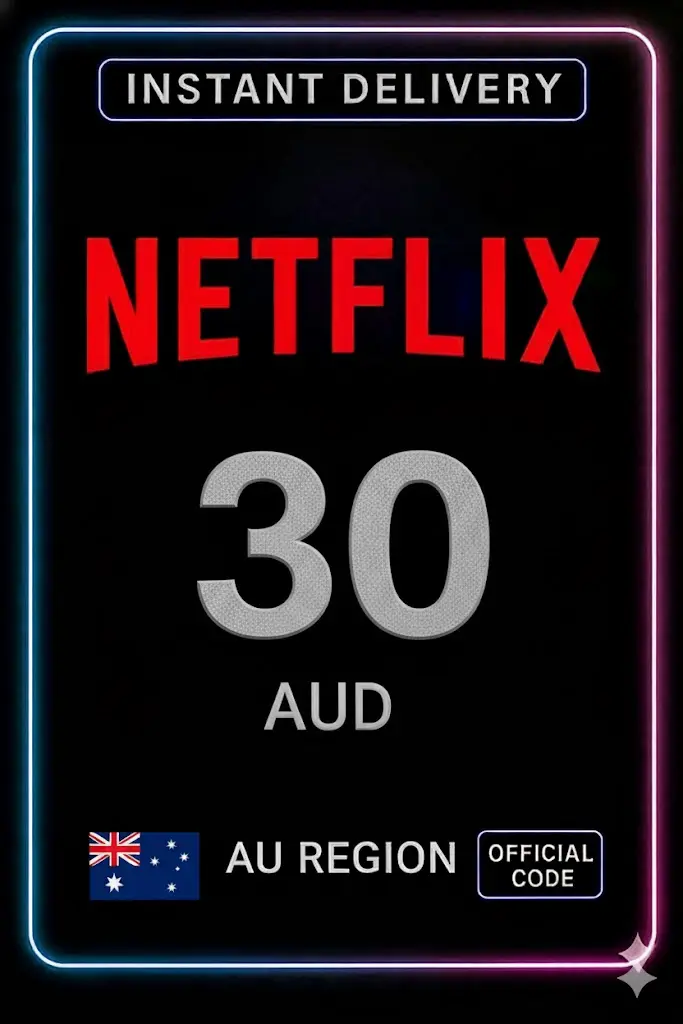 Netflix Gift Card 30 AUD Netflix Gift Card 30 AUD