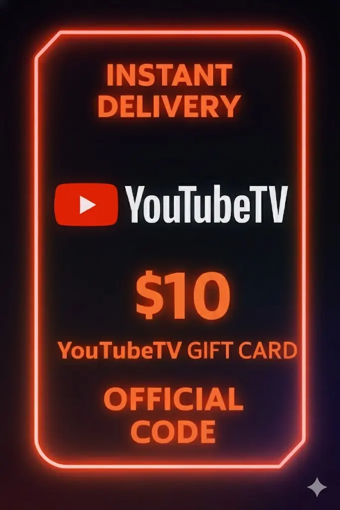 Carte-cadeau YouTube TV - 10$ Carte-cadeau YouTube TV - 10$