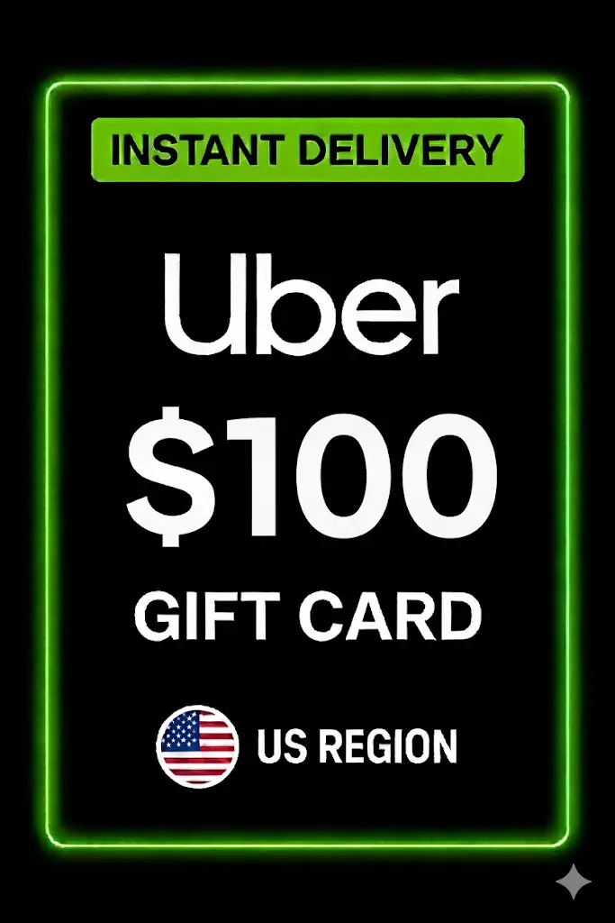 Uber Gift Card - 100$ Uber Gift Card - 100$