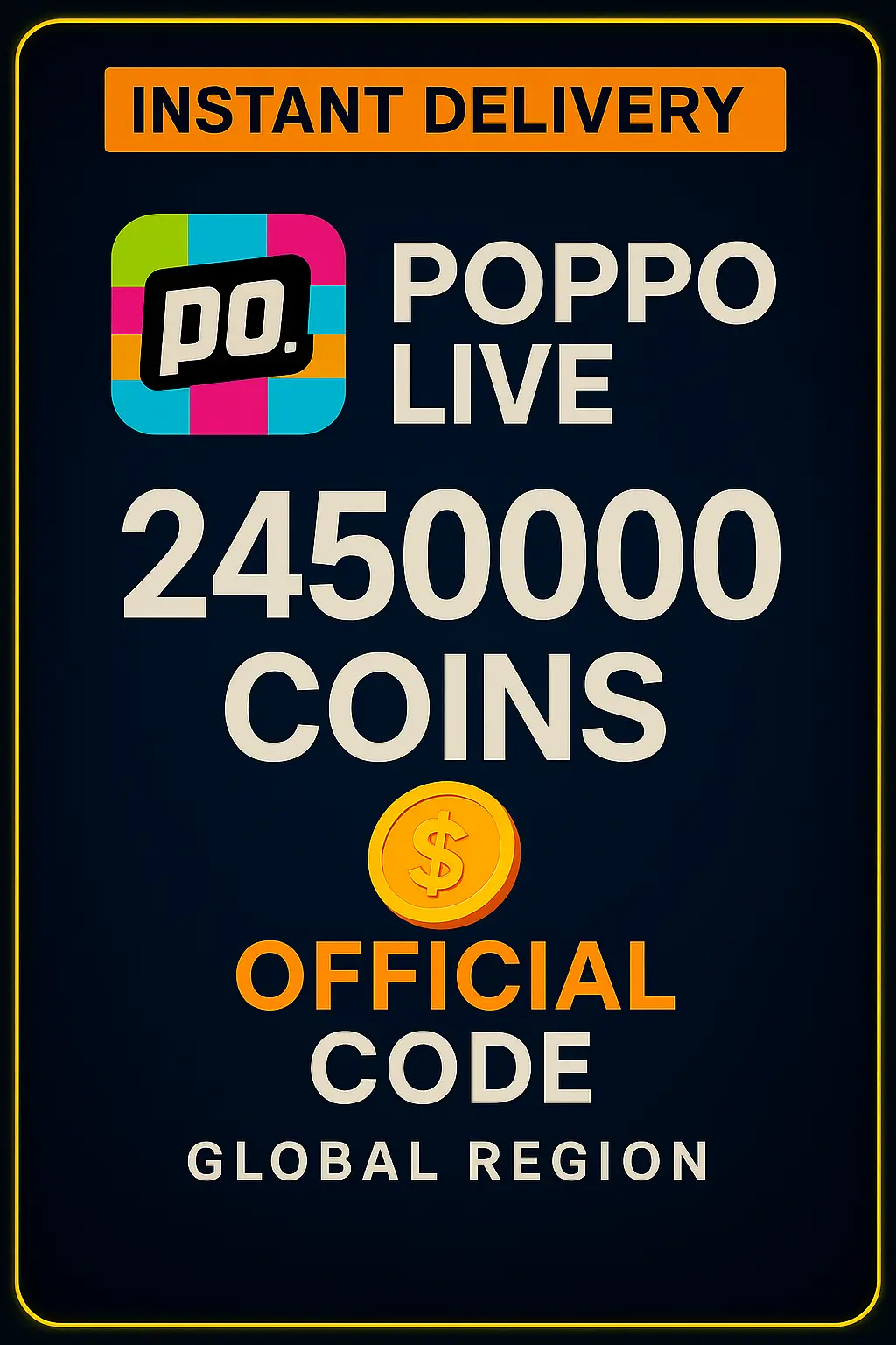 Poppo Live - 2450000 Pièces Poppo Live - 2450000 Pièces