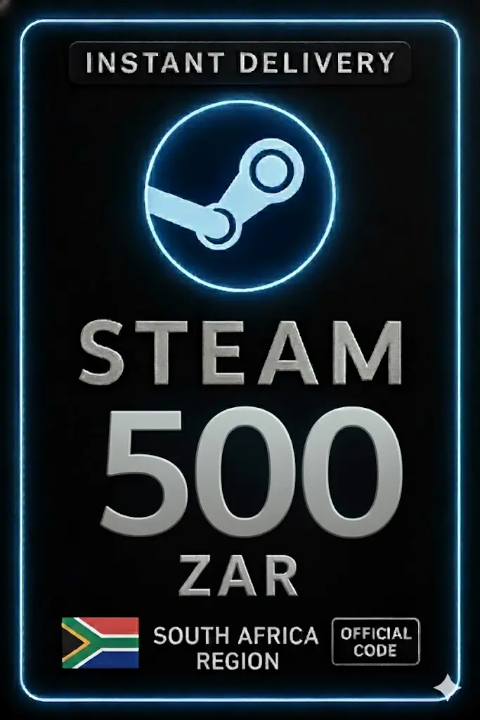 Steam Wallet 500 ZAR - (South Africa) Steam Wallet 500 ZAR - (South Africa)