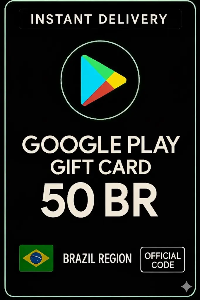 Google Play Karta Podarunkowa - Brazylia BR 50 Google Play Karta Podarunkowa - Brazylia BR 50