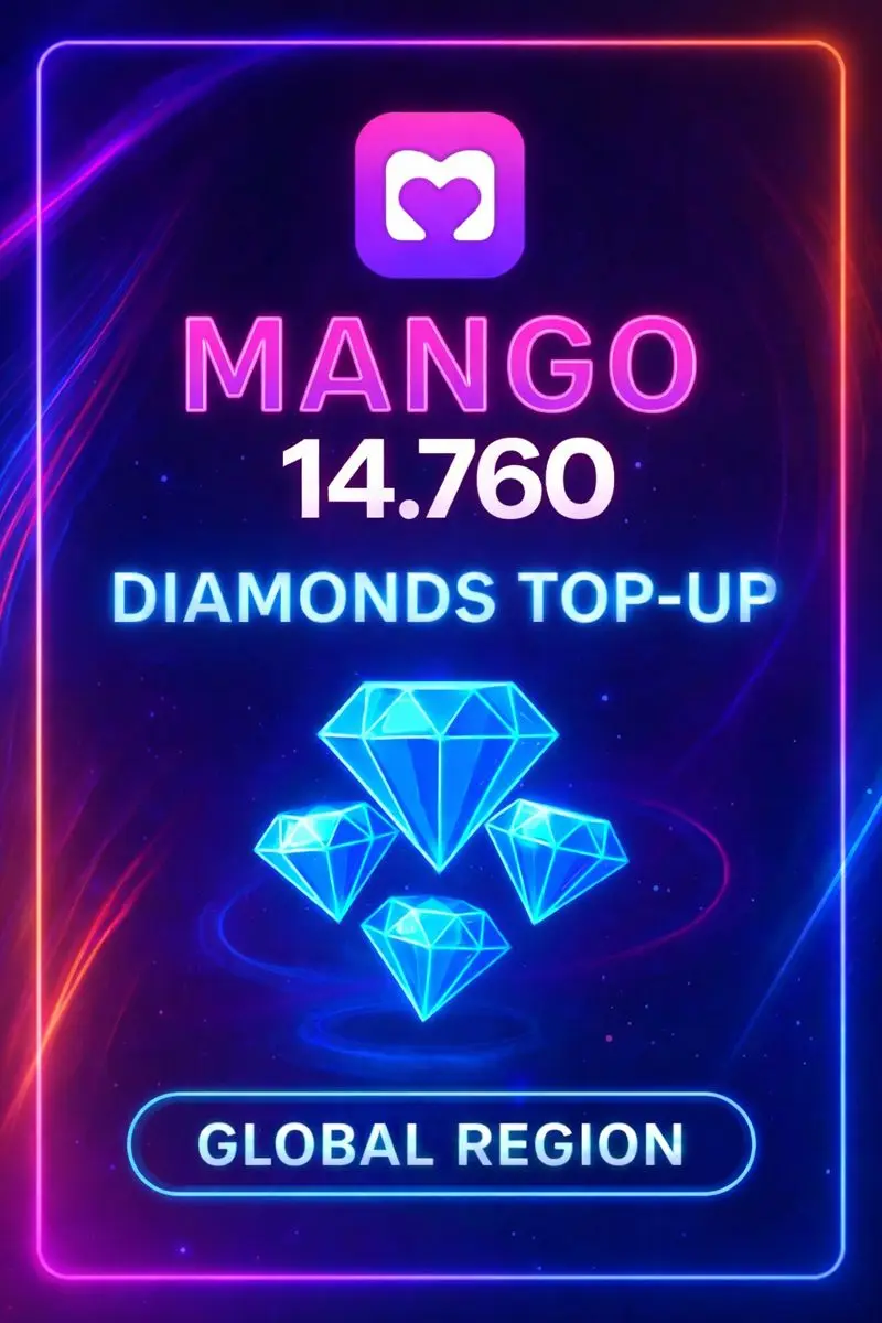 Mango Live - 14.760 Diamonds Top-Up (Global) Mango Live - 14.760 Diamonds Top-Up (Global)