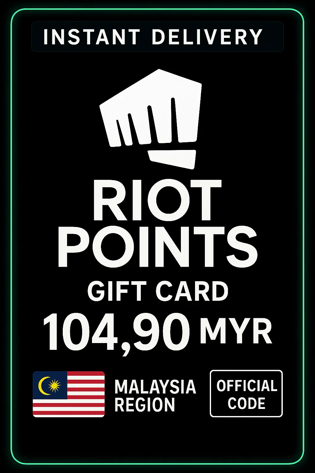 Riot Access Malaysia - 104,90 MYR Riot Access Malaysia - 104,90 MYR