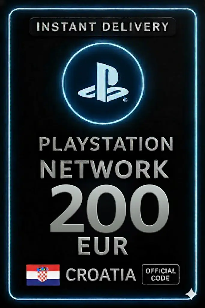 PSN Karta Chorwacja - 200 EU HR PSN Karta Chorwacja - 200 EU HR