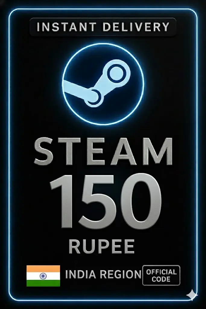 Код на Steam Wallet 150 рупии Индия Код на Steam Wallet 150 рупии Индия