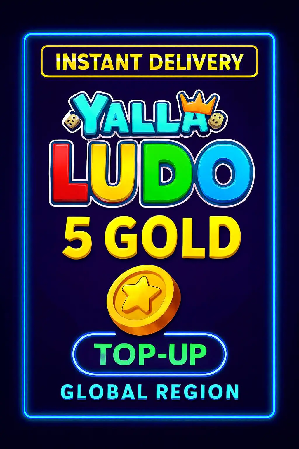 Yalla Ludo - USD 5 Oro (Recarga) Yalla Ludo - USD 5 Oro (Recarga)