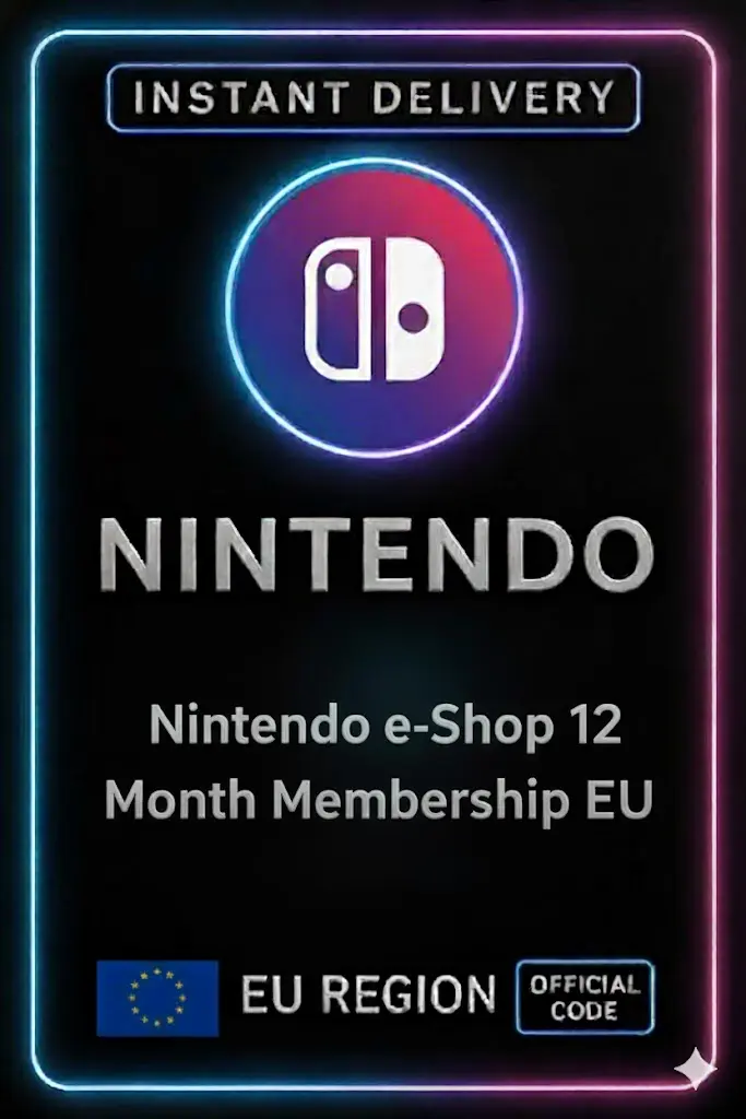 Członkostwo Nintendo eShop na 12 miesięcy UE Członkostwo Nintendo eShop na 12 miesięcy UE