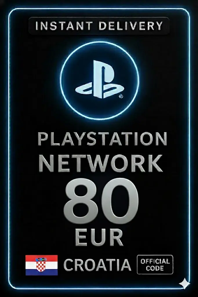 PSN Karta Chorwacja - 80 EU HR PSN Karta Chorwacja - 80 EU HR