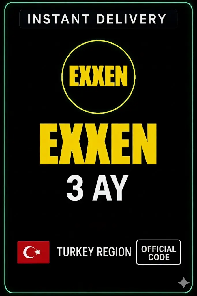 Exxen 3 Ay Üyelik (Reklamlı) Exxen 3 Ay Üyelik (Reklamlı)