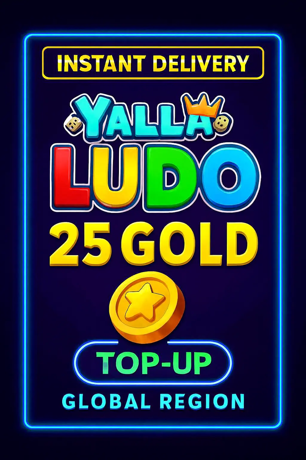 Yalla Ludo - USD 25 Oro (Recarga) Yalla Ludo - USD 25 Oro (Recarga)