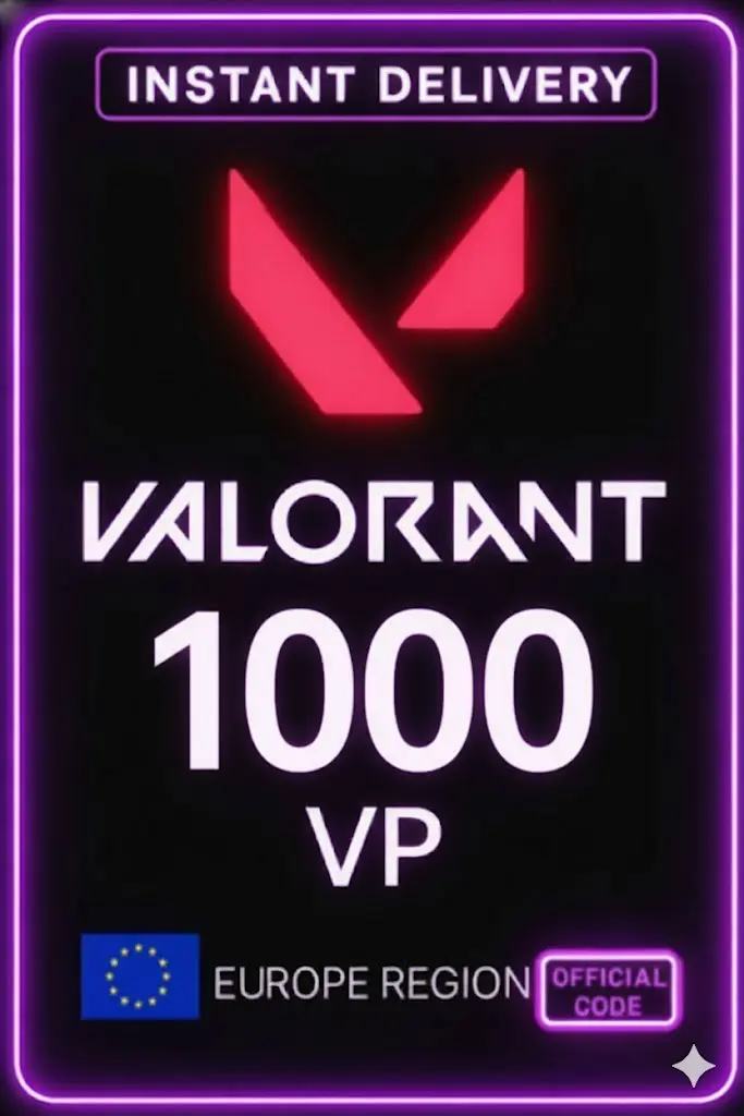 Punkty Valorant - 1000 VP (serwer UE) Punkty Valorant - 1000 VP (serwer UE)