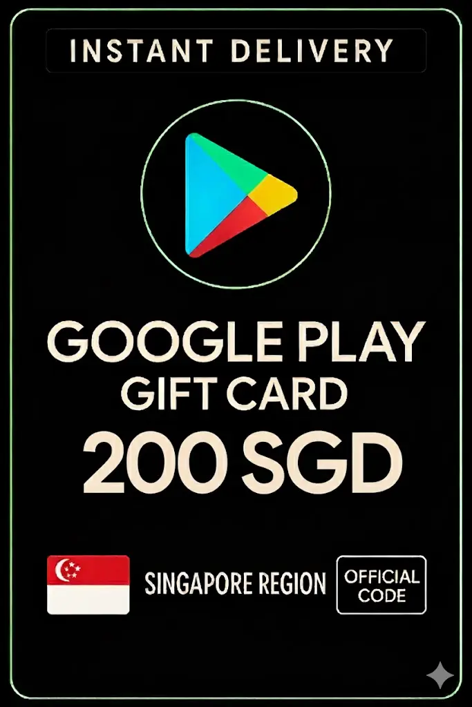 Google Play Gift Card - Singapore SGD 200 Google Play Gift Card - Singapore SGD 200