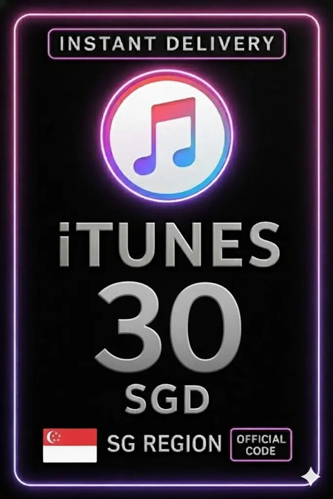 Carta Regalo iTunes 30 SGD Carta Regalo iTunes 30 SGD