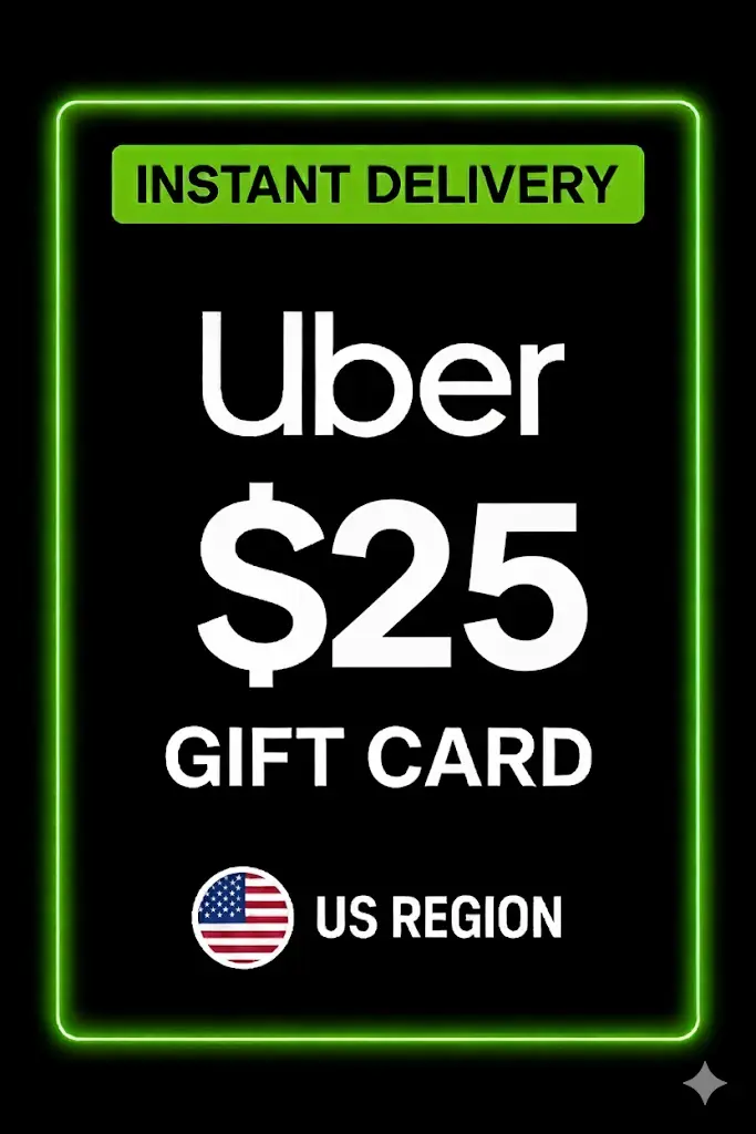 Uber Gift Card - 25$ Uber Gift Card - 25$