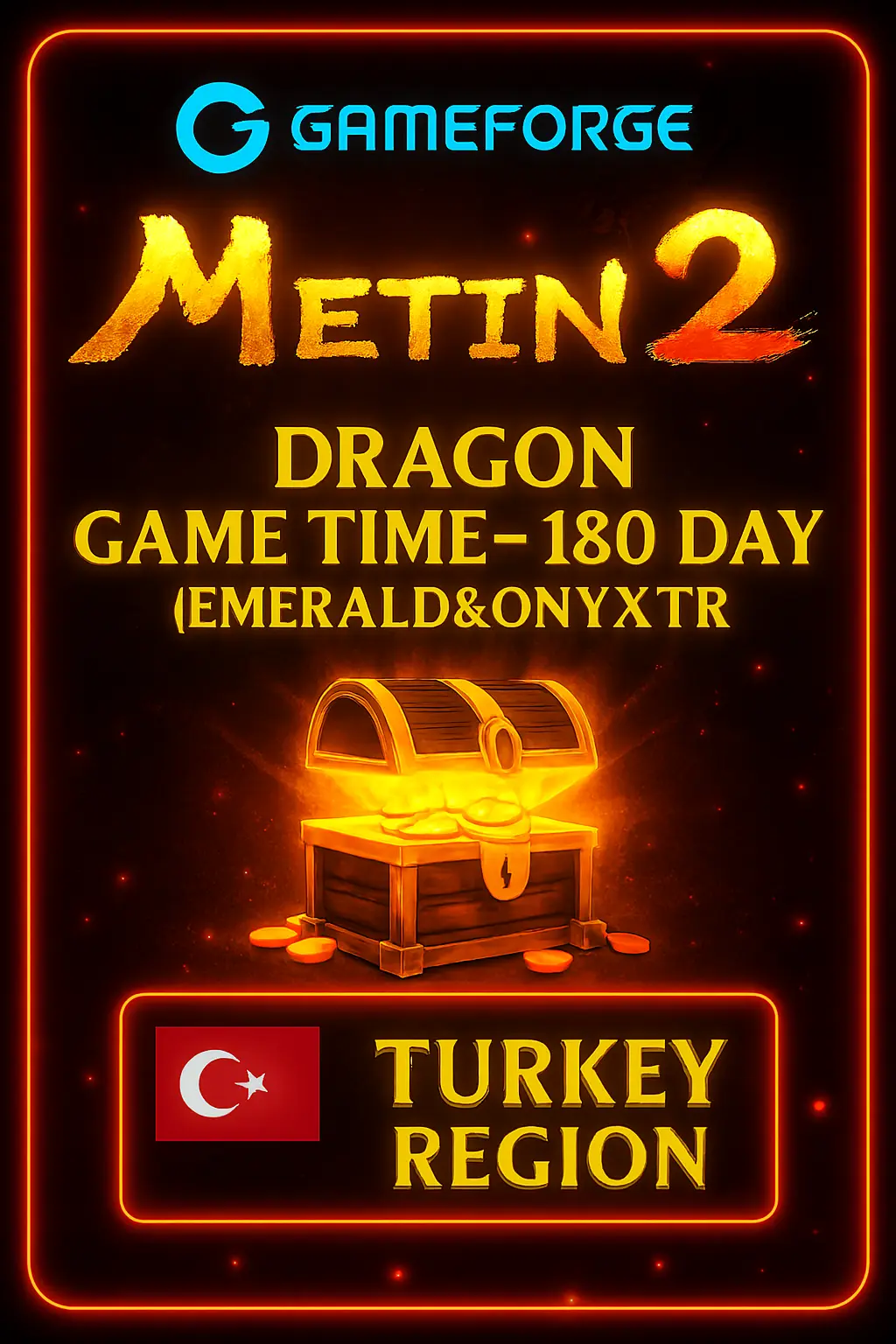 Metin2 Czas Gry Dragon - 180 Dni (Emerald&Onyx TR) Metin2 Czas Gry Dragon - 180 Dni (Emerald&Onyx TR)