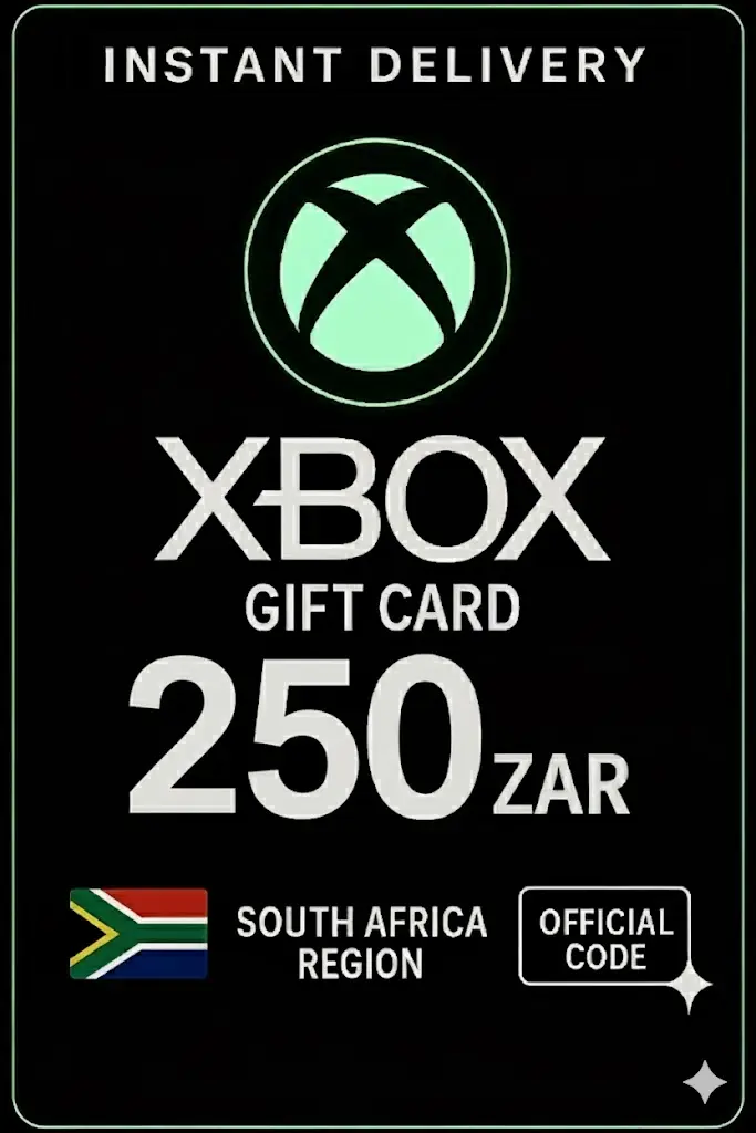 Xbox Live Gift Card 250 ZAR Wallet Xbox Live Gift Card 250 ZAR Wallet