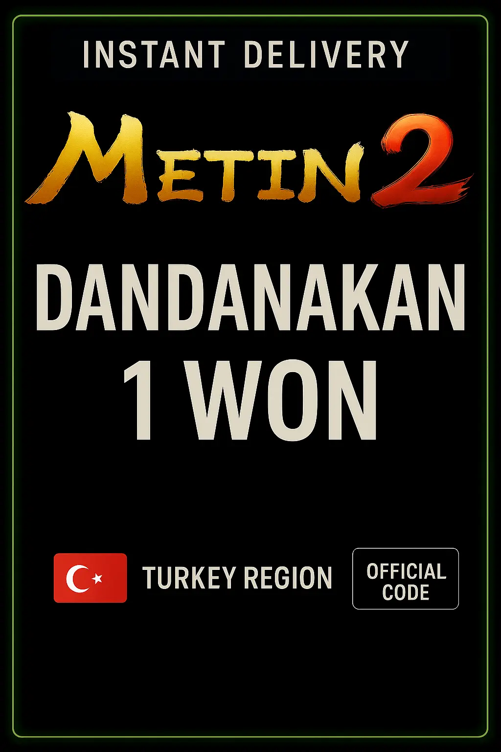 DANDANAKAN - 1 WON (CH1 Bandera Azul - Frente del Distribuidor) DANDANAKAN - 1 WON (CH1 Bandera Azul - Frente del Distribuidor)