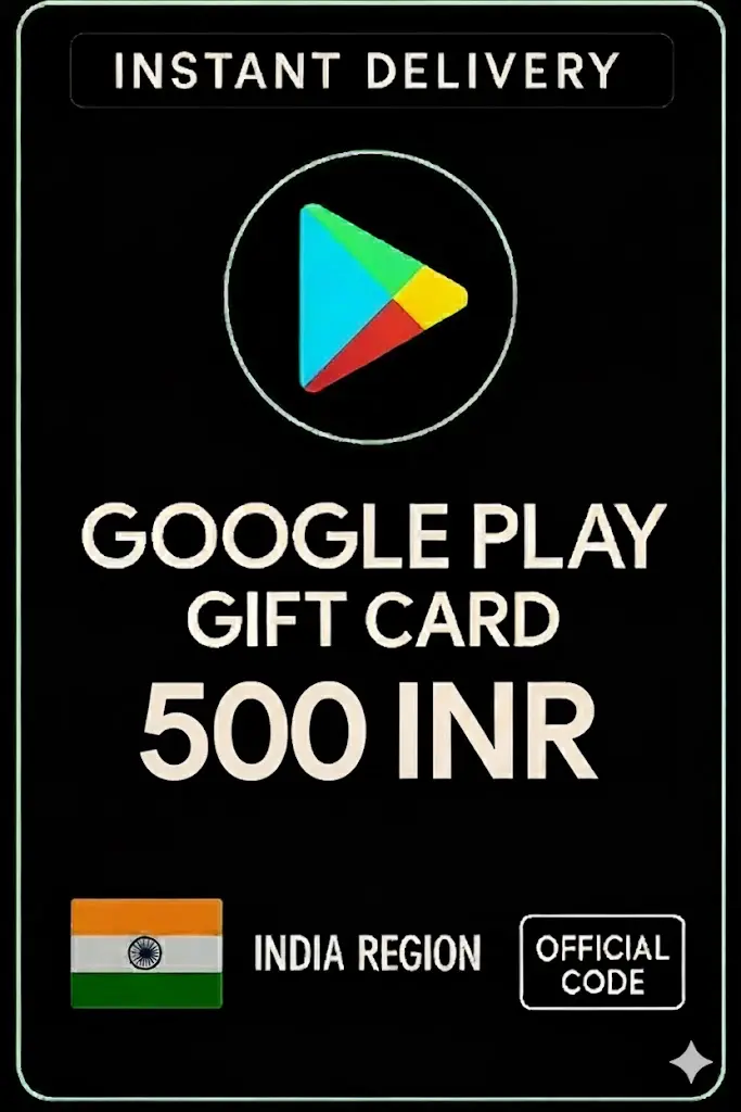 Google Play Gift Card - India INR 500 Google Play Gift Card - India INR 500
