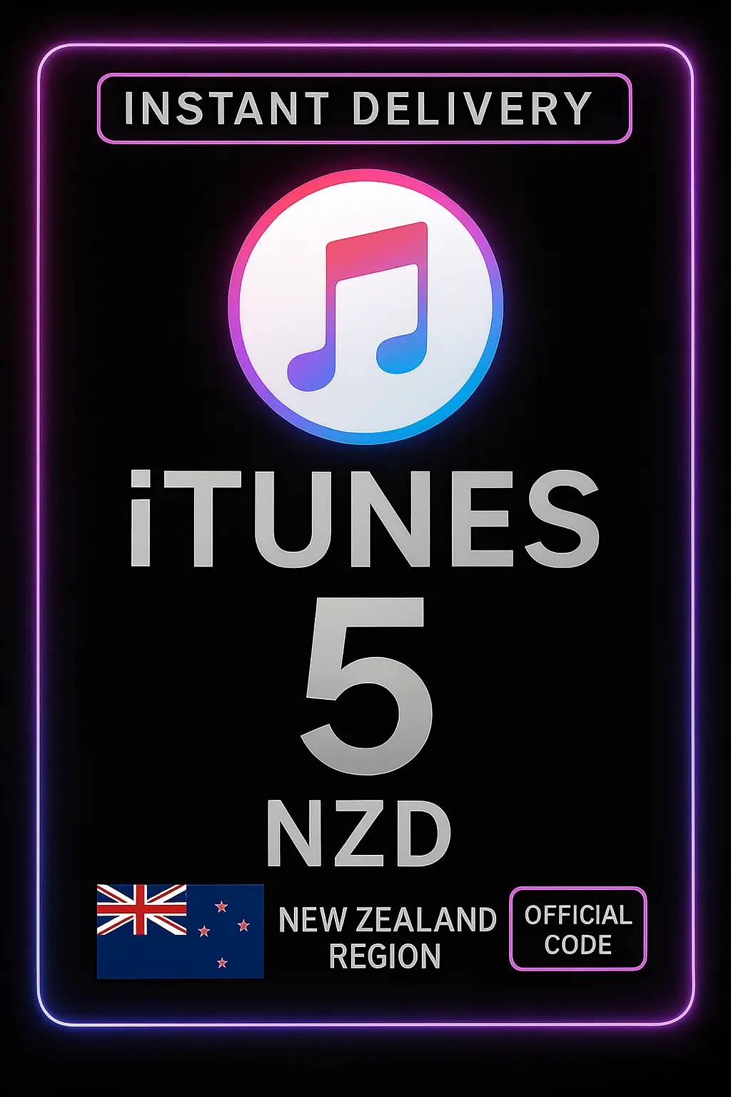 iTunes Gift Card New Zealand - 5 NZD iTunes Gift Card New Zealand - 5 NZD