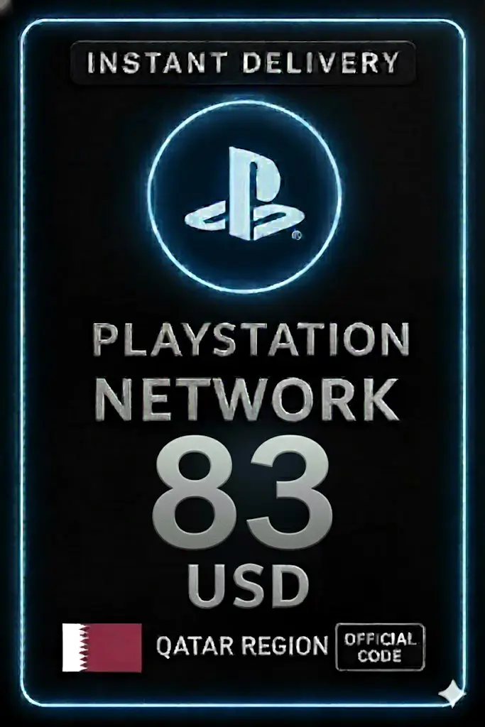 PSN ကတ် ကာတာ - ၈၃$ (QAR) PSN ကတ် ကာတာ - ၈၃$ (QAR)