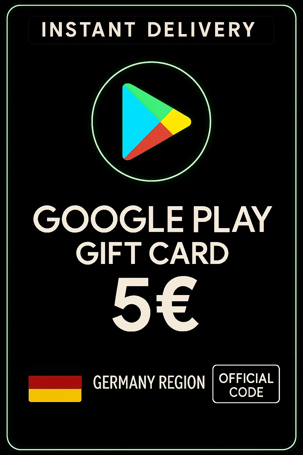 Google Play Geschenkkarte - Deutschland 5 € DE Google Play Geschenkkarte - Deutschland 5 € DE