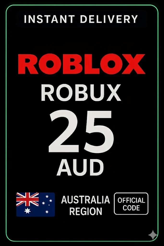Tarjeta de juego Roblox 25 AUD (AU) Tarjeta de juego Roblox 25 AUD (AU)