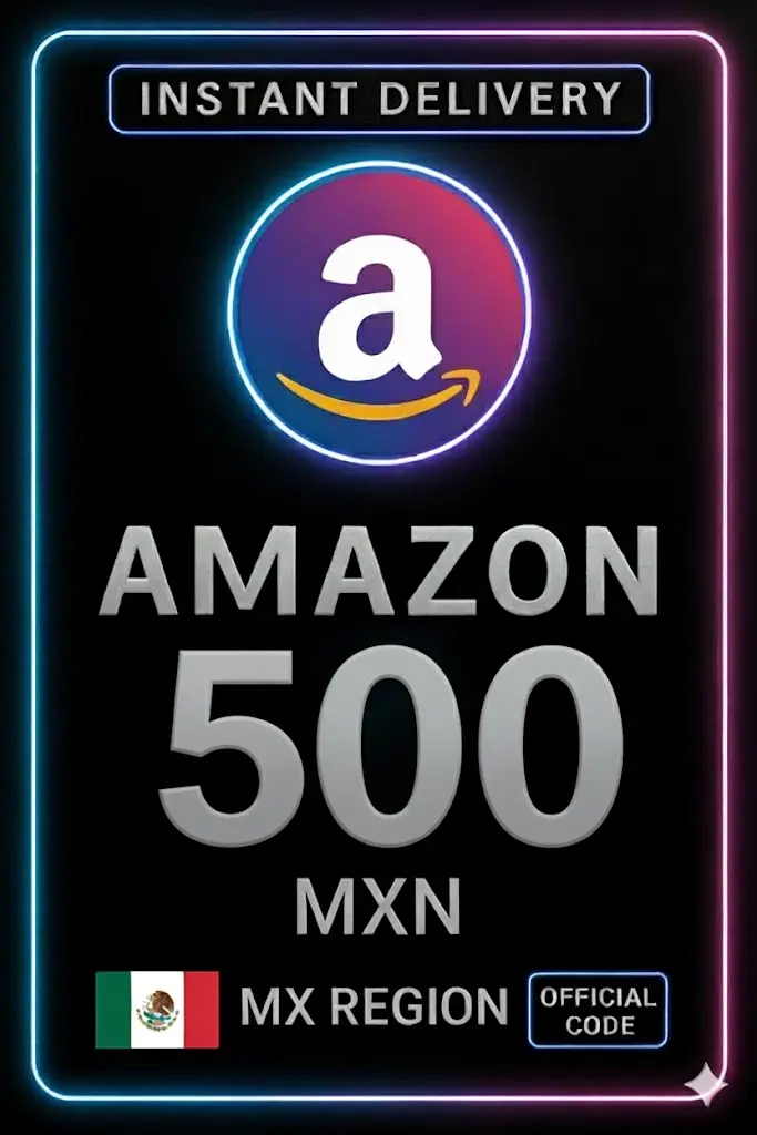 Amazon Gift Card - Mexico 500 MXN Amazon Gift Card - Mexico 500 MXN