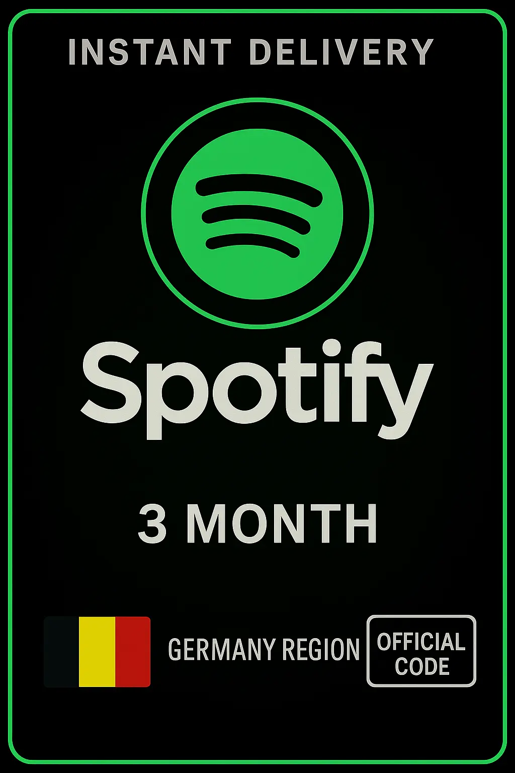 Spotify DE - 3 Monate Abonnement Spotify DE - 3 Monate Abonnement