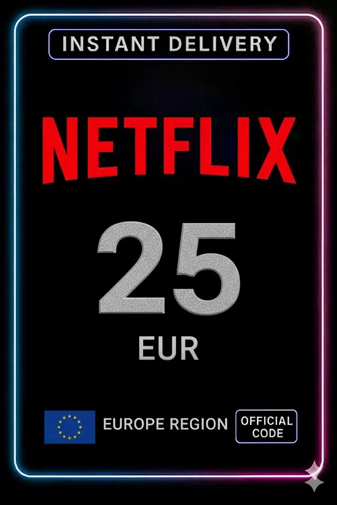 Card cadou Netflix 25 Euro Card cadou Netflix 25 Euro