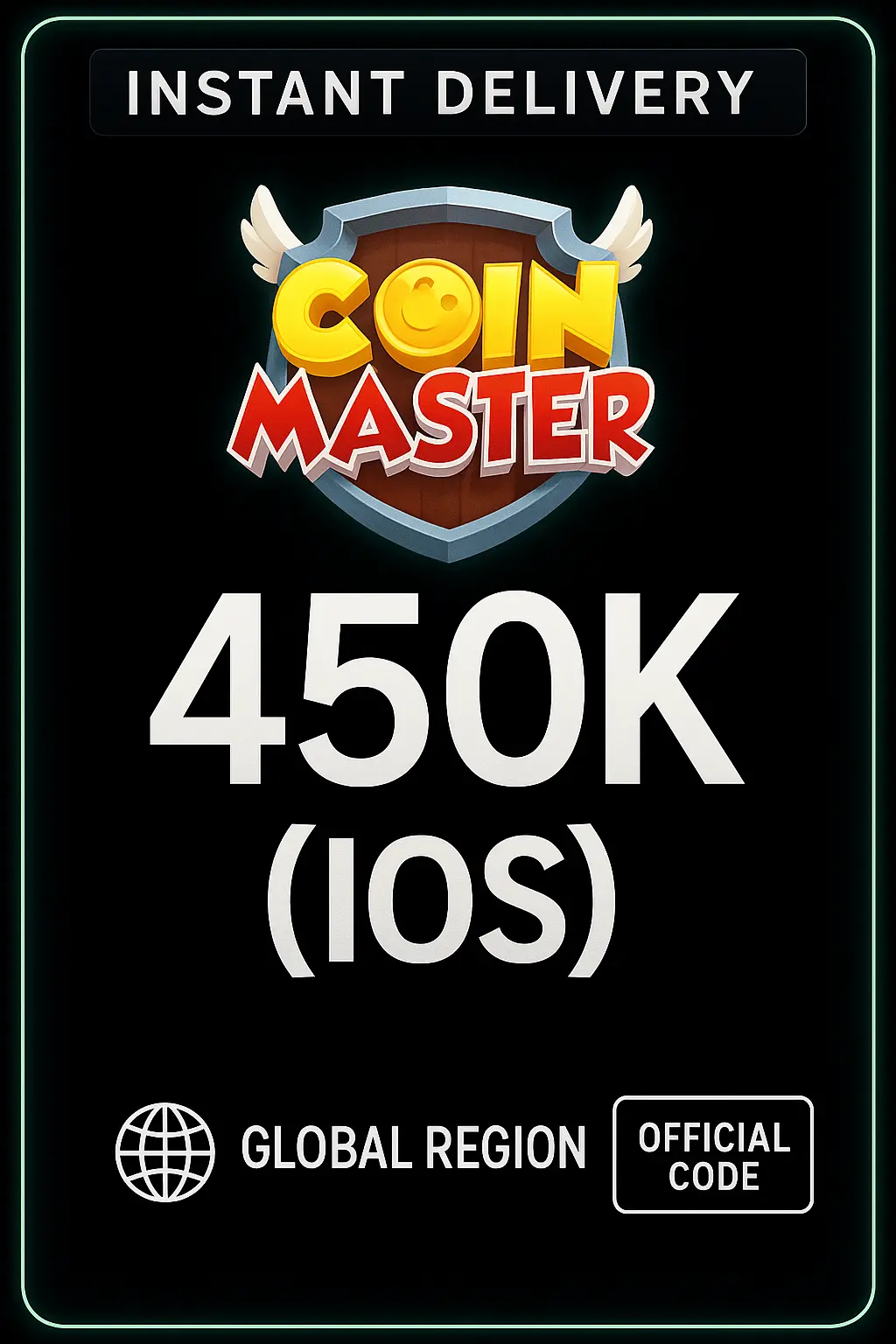 Coin Master 450 K Monētas (İos Turcija) Coin Master 450 K Monētas (İos Turcija)