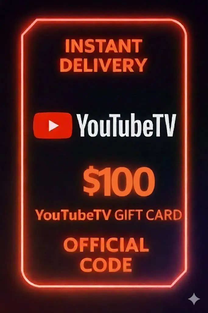 Carte-cadeau YouTube TV - 100$ Carte-cadeau YouTube TV - 100$