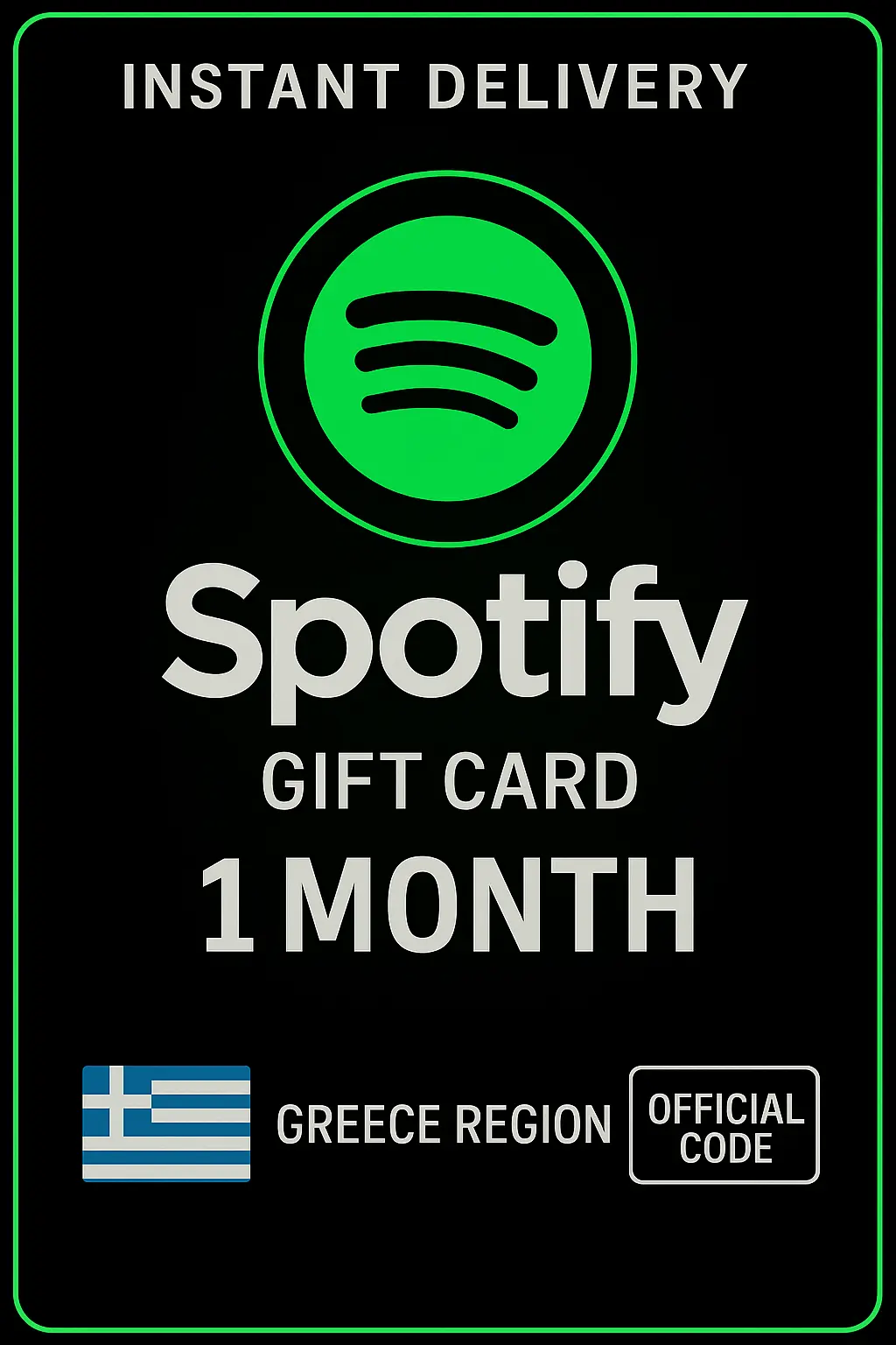 Spotify Gift Card Griekenland - 1 Maand GR Spotify Gift Card Griekenland - 1 Maand GR