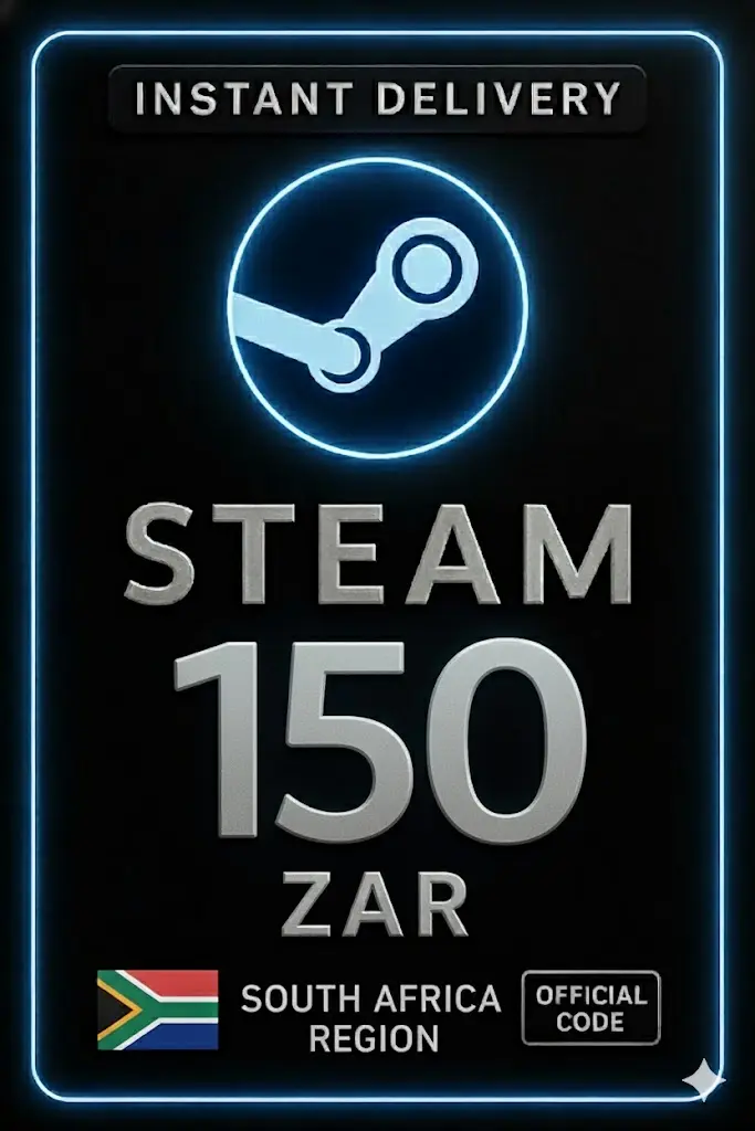 Steam Wallet 150 ZAR - (South Africa) Steam Wallet 150 ZAR - (South Africa)