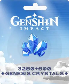 Genshin Impact 3280+600 Genesis Crystals Top Up
