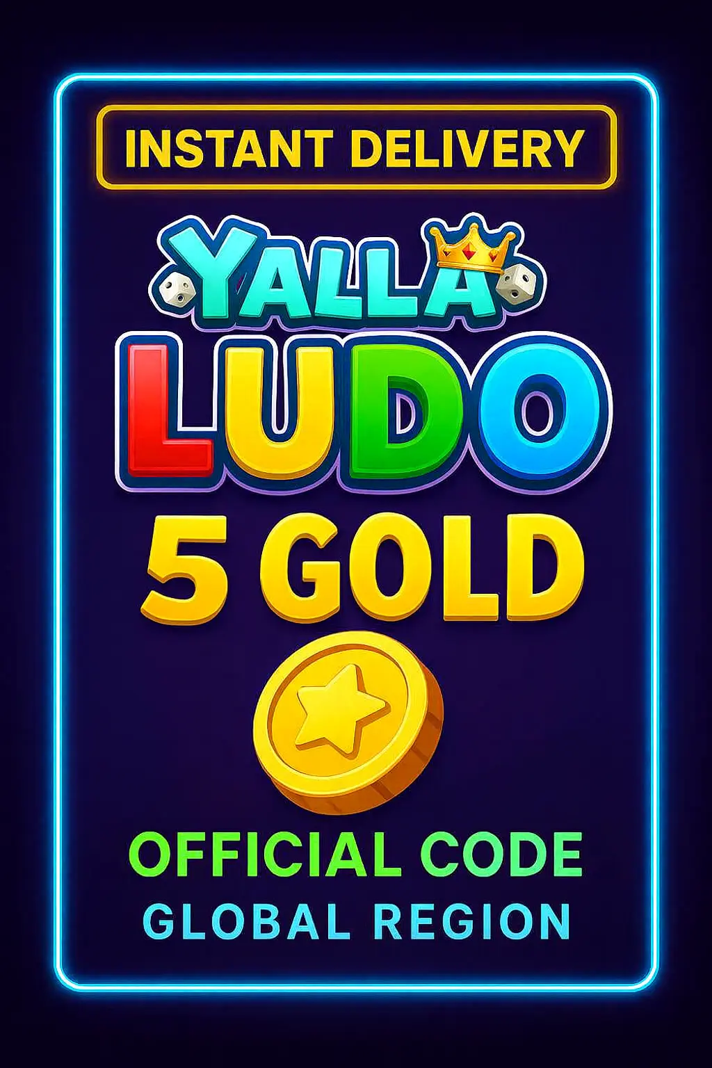 Yalla Ludo - USD 5 Zelts (INT) Yalla Ludo - USD 5 Zelts (INT)