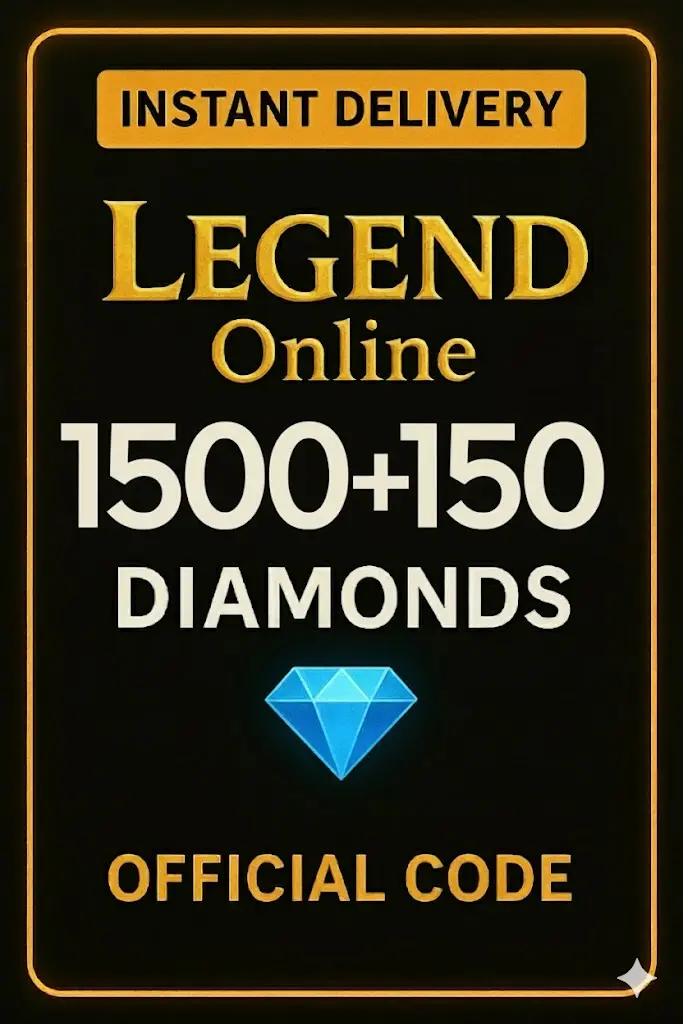 Legend Online 1500+150 Elmas EPIN Legend Online 1500+150 Elmas EPIN